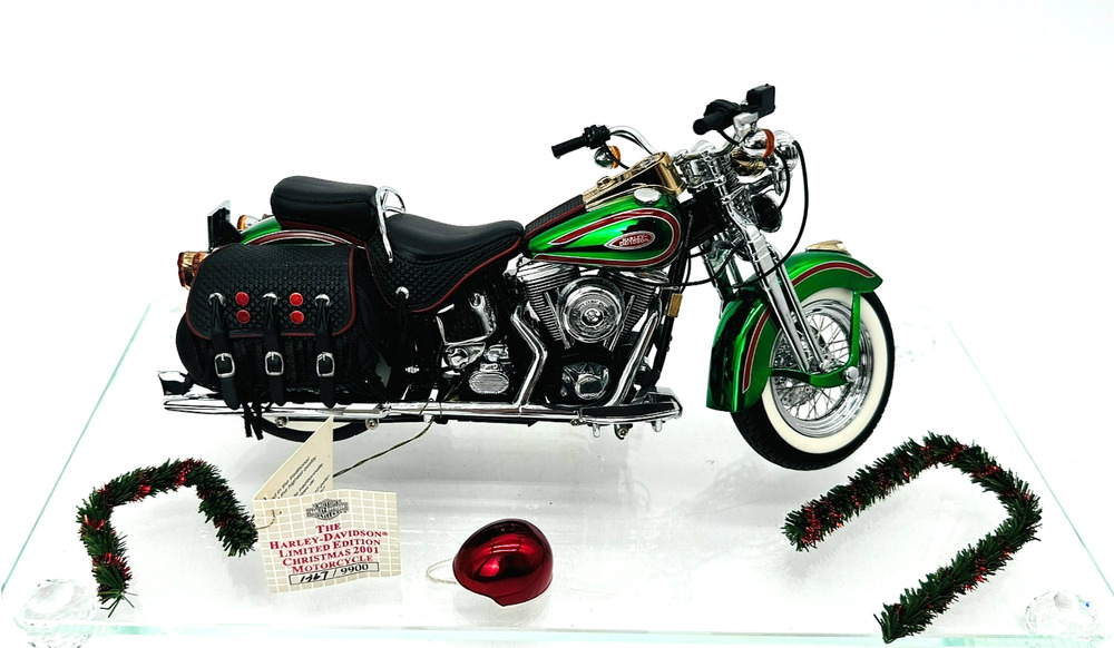 Franklin Mint Harley-Davidson Heritage Springer Christmas 2001 1:10